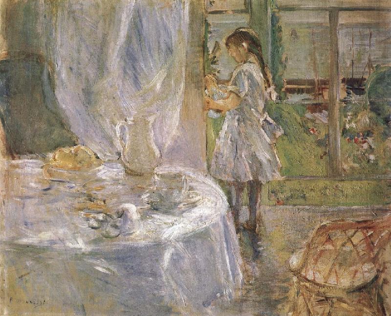 Berthe Morisot At the little cottage China oil painting art